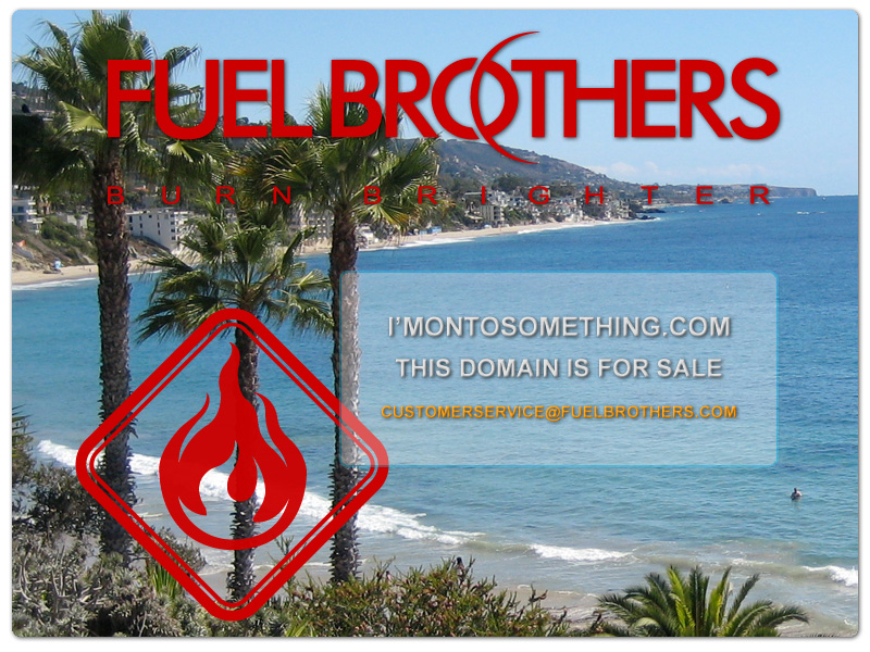 photo of laguna beach. The domain imontosomething.com is for sale